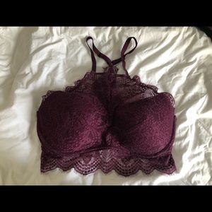High neck bralette